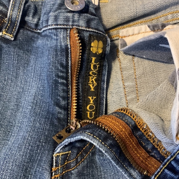 Vintage lucky jeans size 14 bootcut straight med wash style80P4040 made in USA - Picture 9 of 13